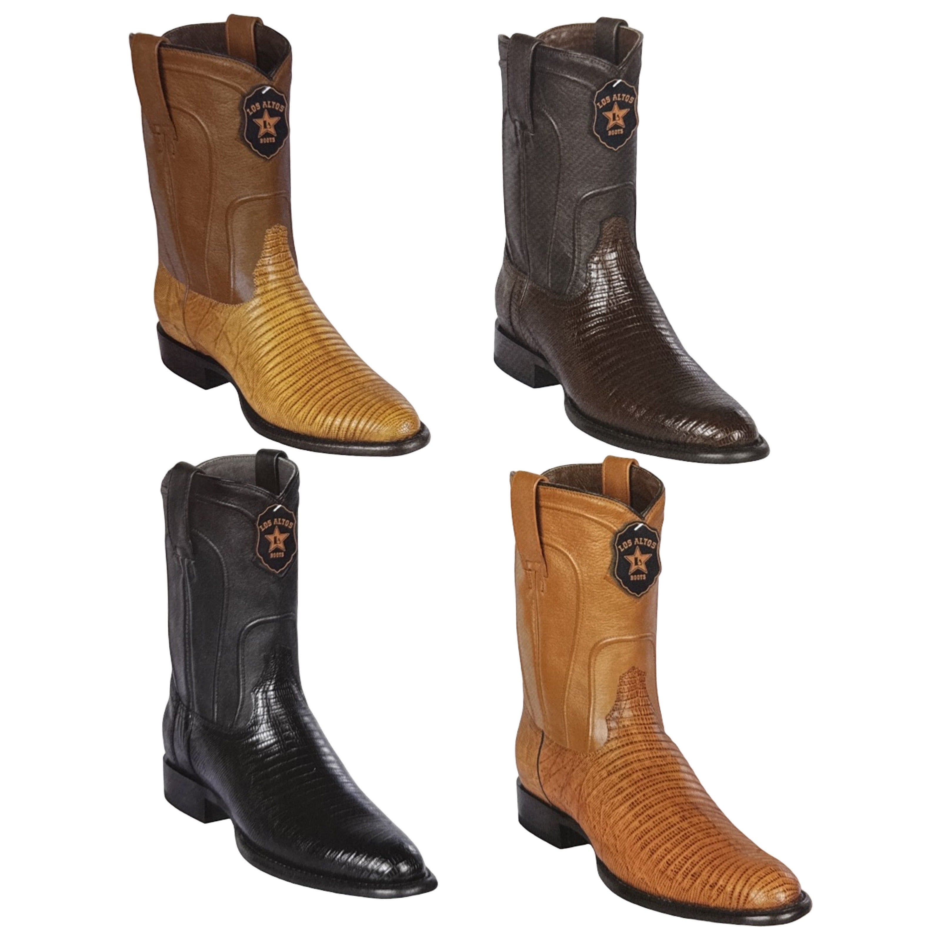 Los Altos Lizard Roper Boots - Dudes Boutique