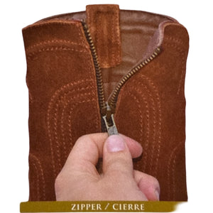 Los Altos Caiman Crocodile Roper Boots with Zipper - Dudes Boutique