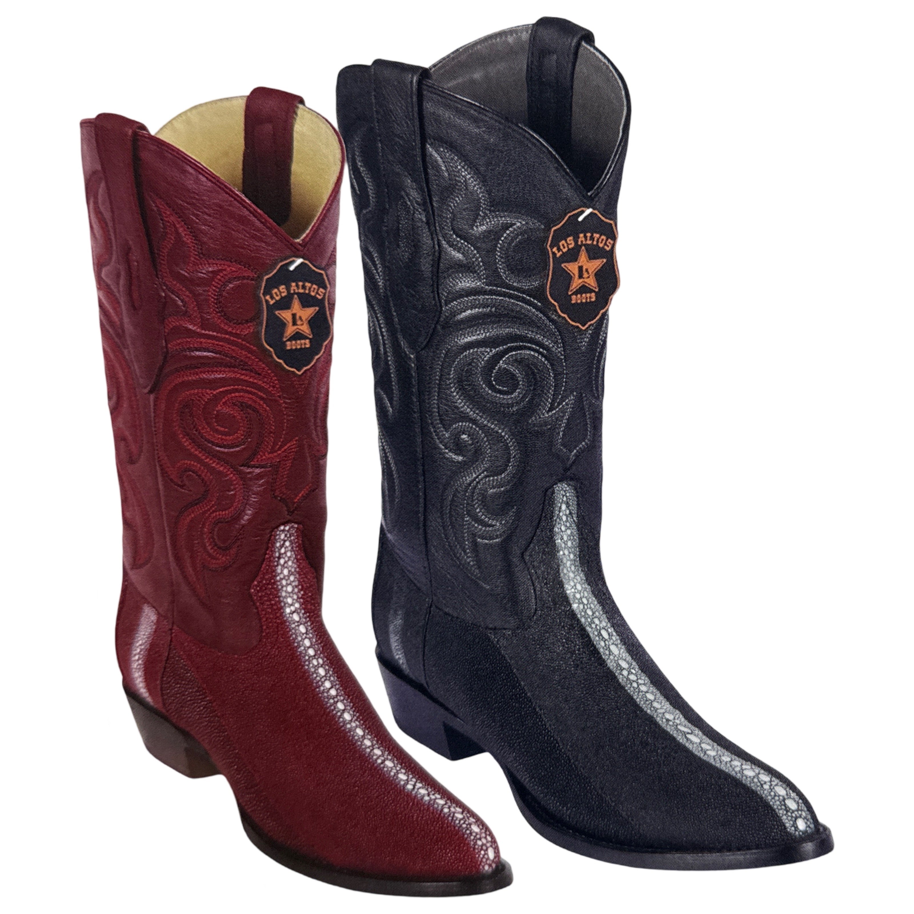 Los Altos Rowstone Stingray Round Toe Boots - Dudes Boutique