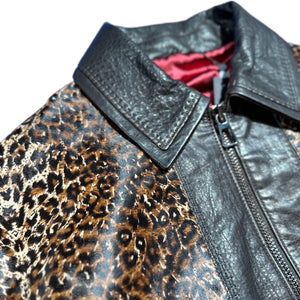Luca Della Brown Leopard Cavalino Pony Hair Jacket - Dudes Boutique