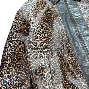 Luca Della Brown Leopard Cavalino Pony Hair Jacket - Dudes Boutique