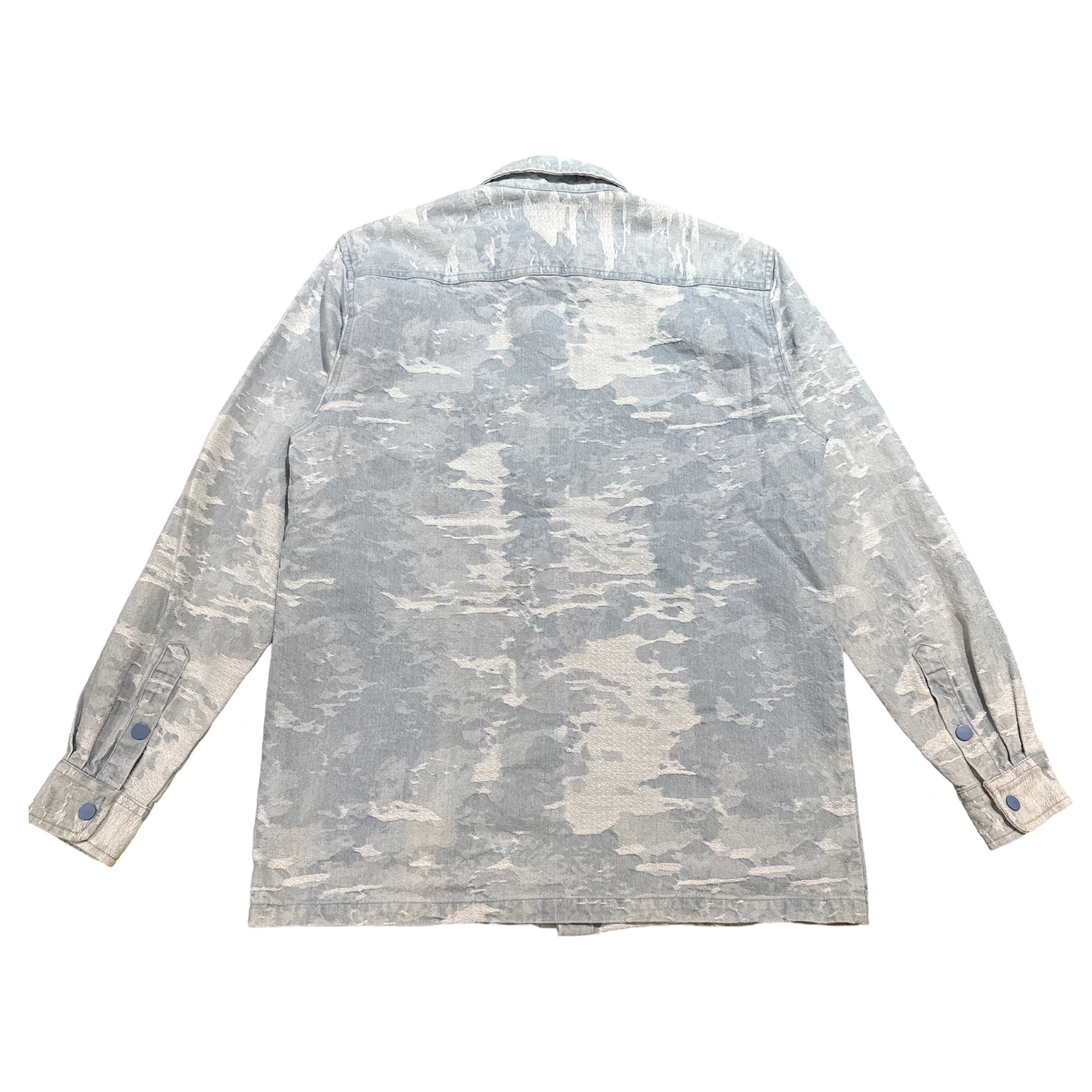 Lanzzino Powder Blue Denim Jacket - Dudes Boutique