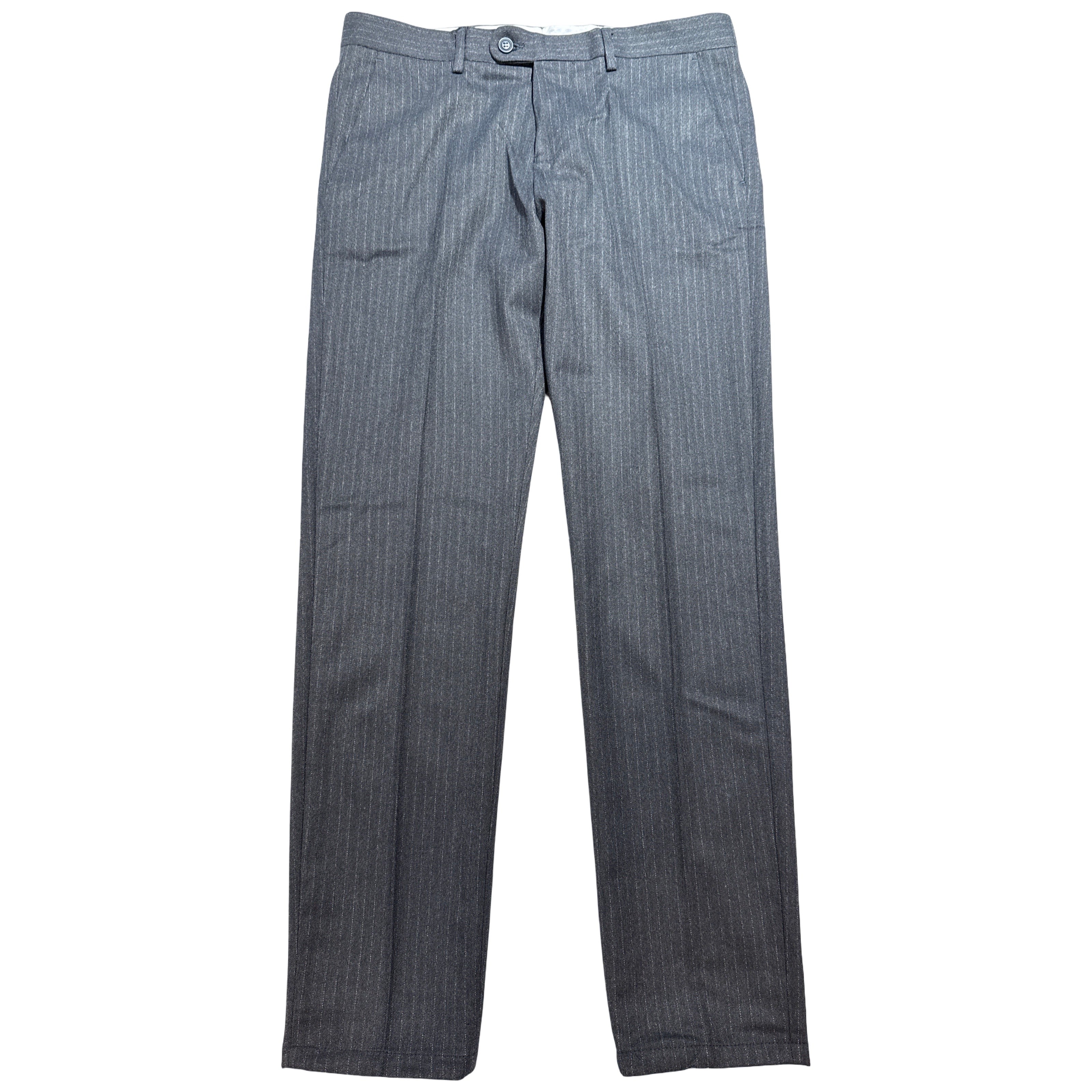 Mario Cavani Charcoal Pinstripe Dress Pants