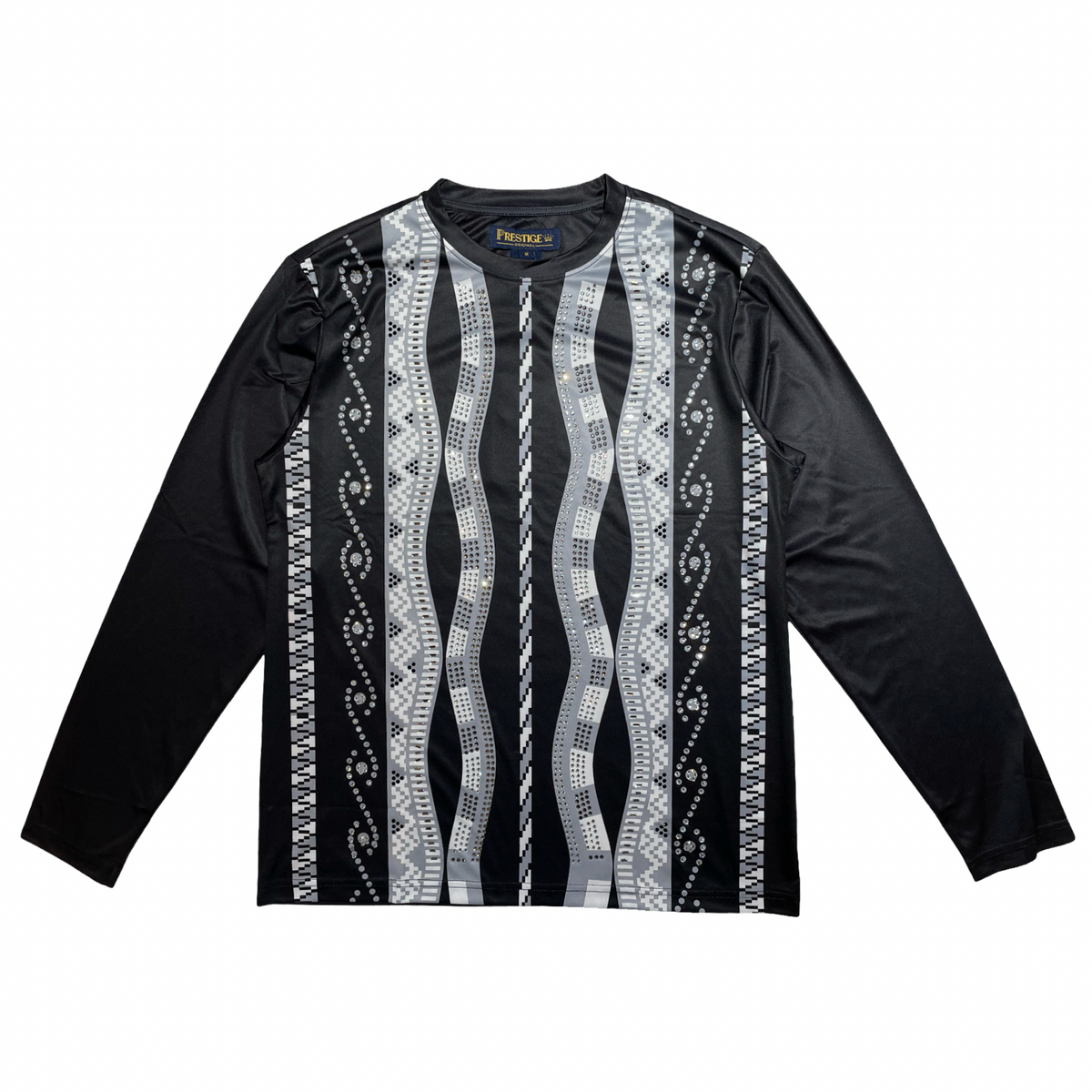 Prestige Noir Royale Rhinestone Long Sleeve