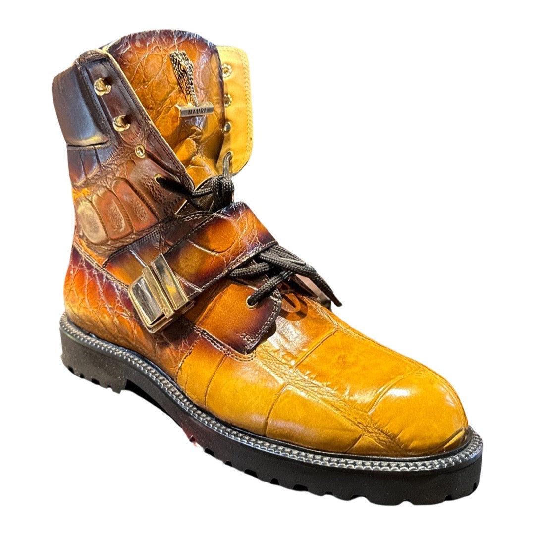 Mauri 3240 Toffee Alligator / Nappa Boots - Dudes Boutique