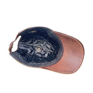 Kashani Brown Pony Hair / Yak Wool Base Ball Hat - Dudes Boutique