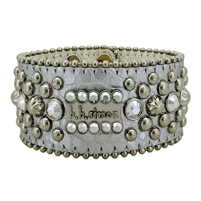 b.b. Simon Trojan Cuff Silver Ice Bracelet - Dudes Boutique