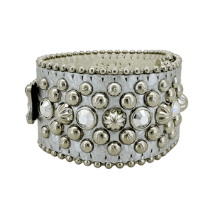 b.b. Simon Trojan Cuff Silver Ice Bracelet - Dudes Boutique