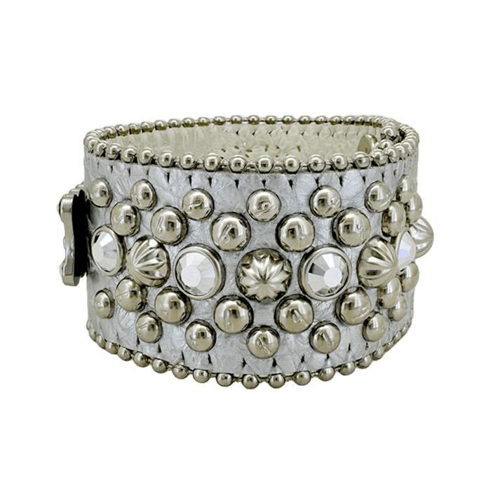 b.b. Simon Trojan Cuff Silver Ice Bracelet - Dudes Boutique