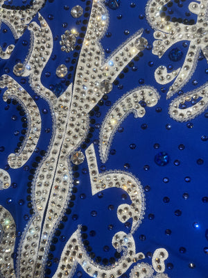 Kashani Ladies Royal Blue Hyper Crystal Jacket - Dudes Boutique