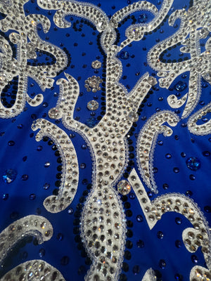 Kashani Ladies Royal Blue Hyper Crystal Jacket - Dudes Boutique