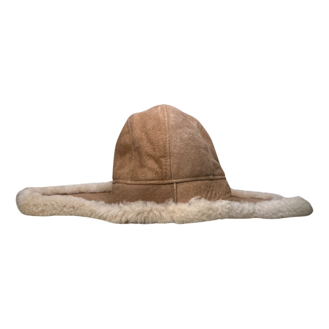 Kashani Tan Suede Shearling Aviator Hat - Dudes Boutique