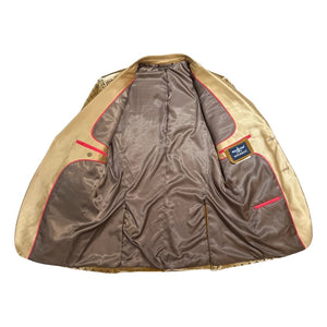 Barabas Black Studded Caramel Blazer - Dudes Boutique