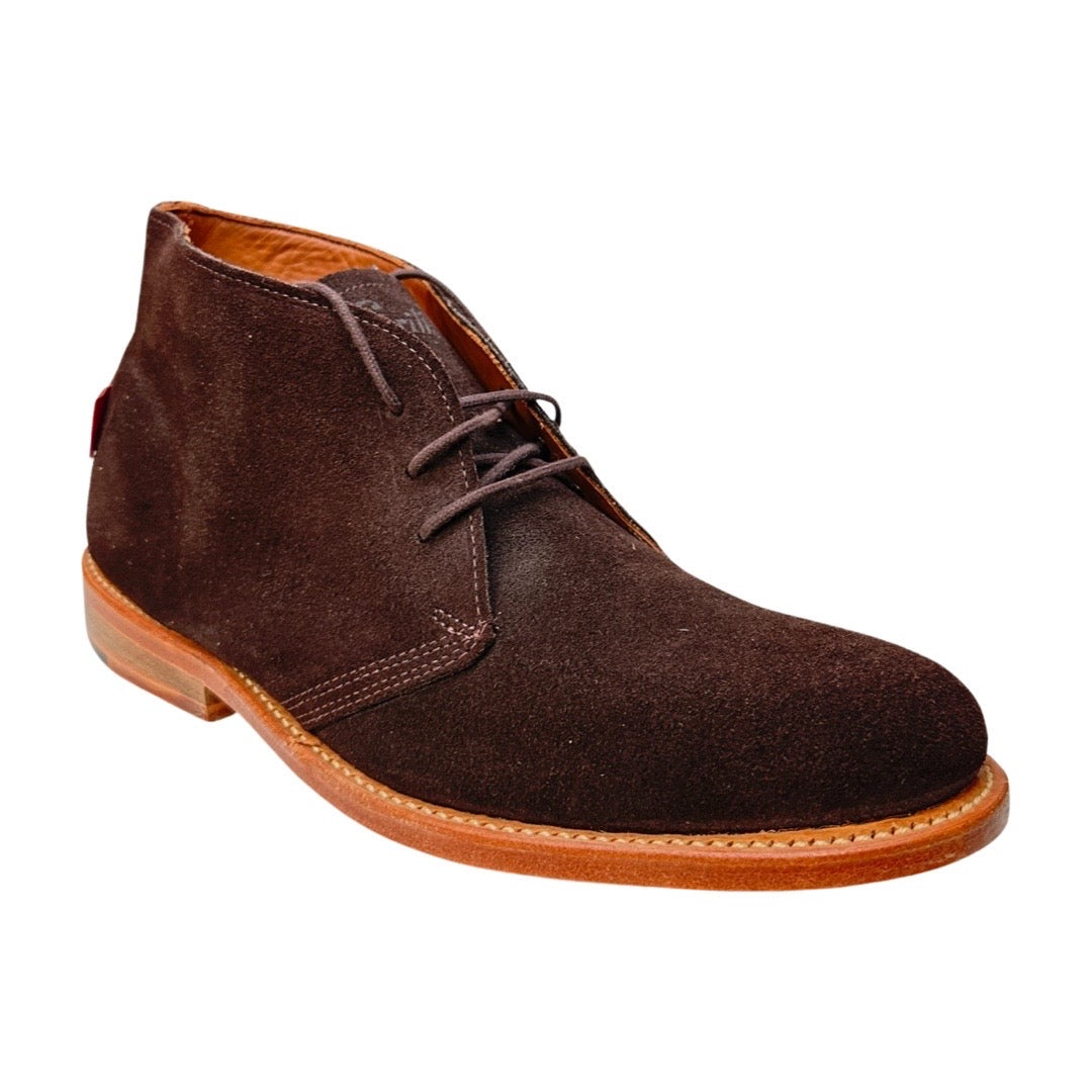Gorilla USA Chocolate Suede Leather Dress Chukka Boot - Dudes Boutique