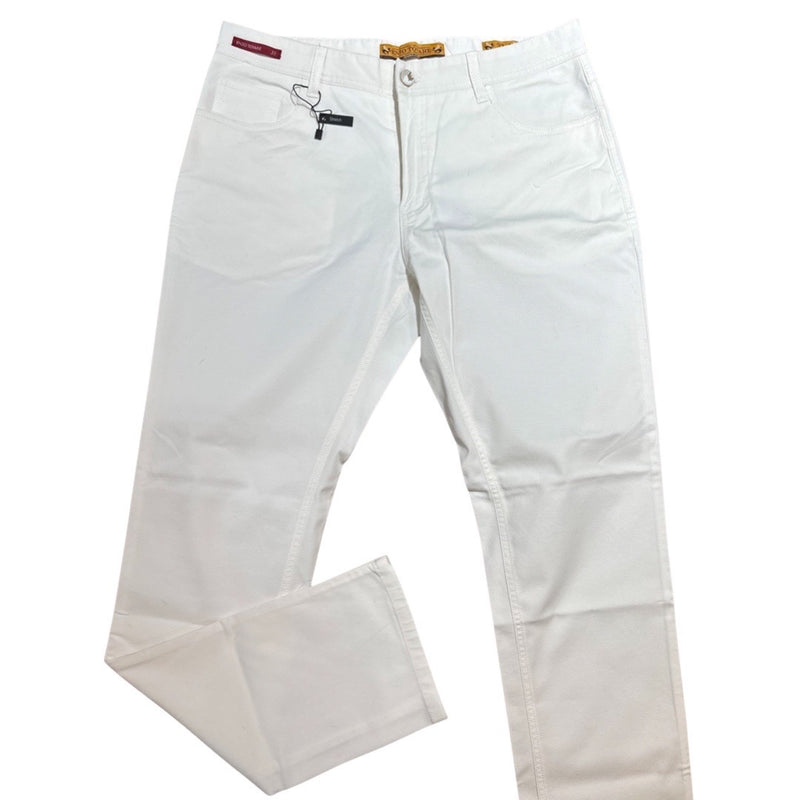 Enzo Alpha 368 White High-end Pants - Dudes Boutique