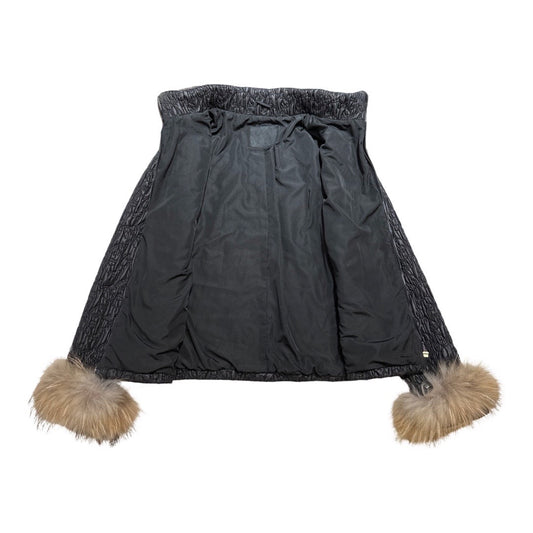 Kashani Women's Natural Red Fox Fur Ruched Jacket - Dudes Boutique