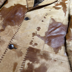 Kashani Natural Cavallino Pony Hair Blazer - Dudes Boutique