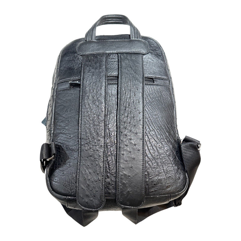 Kashani Black Ostrich Quill Backpack - Dudes Boutique