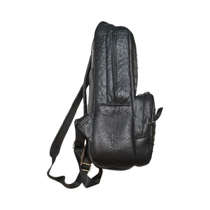 Kashani Black Ostrich Quill Backpack - Dudes Boutique