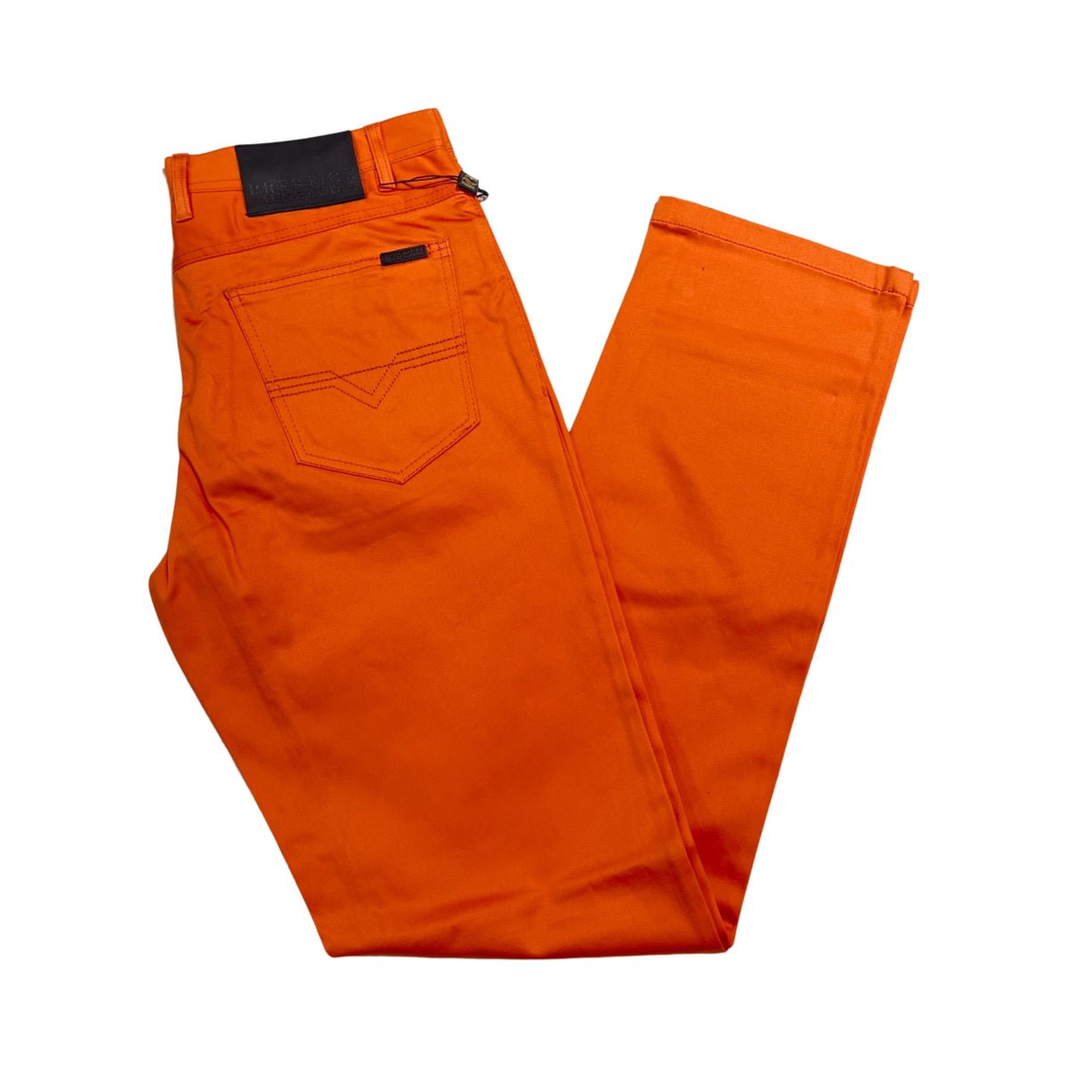Prestige Men's Orange High-end Pants - Dudes Boutique