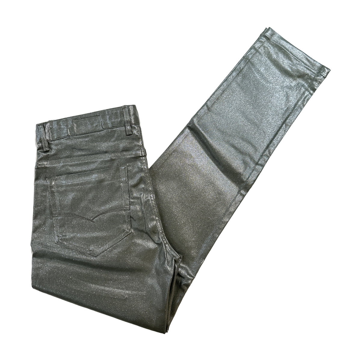 Barocco Star Dust Forest Green High End Pants