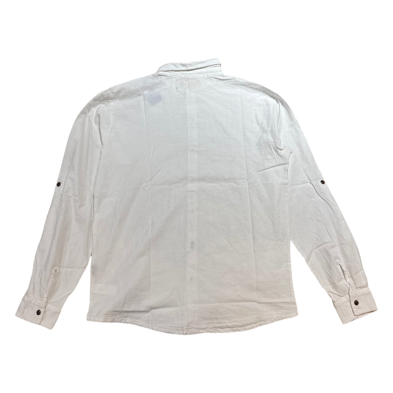 Seaspice White Peruvian Cotton Button Up Shirt - Dudes Boutique