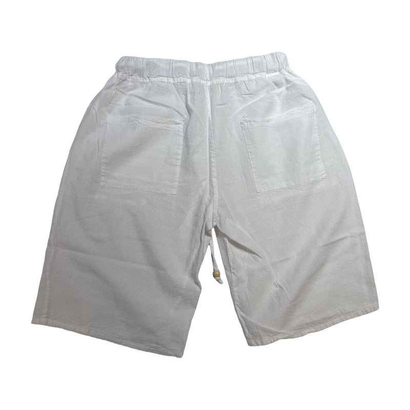 Seaspice White Double Pocket Peruvian Cotton Shorts - Dudes Boutique