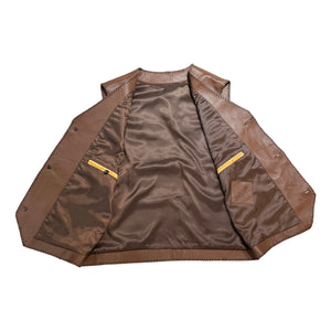 Kashani Natural Cavallino Pony Hair Hand Woven Vest - Dudes Boutique