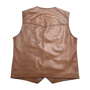 Kashani Natural Cavallino Pony Hair Hand Woven Vest - Dudes Boutique