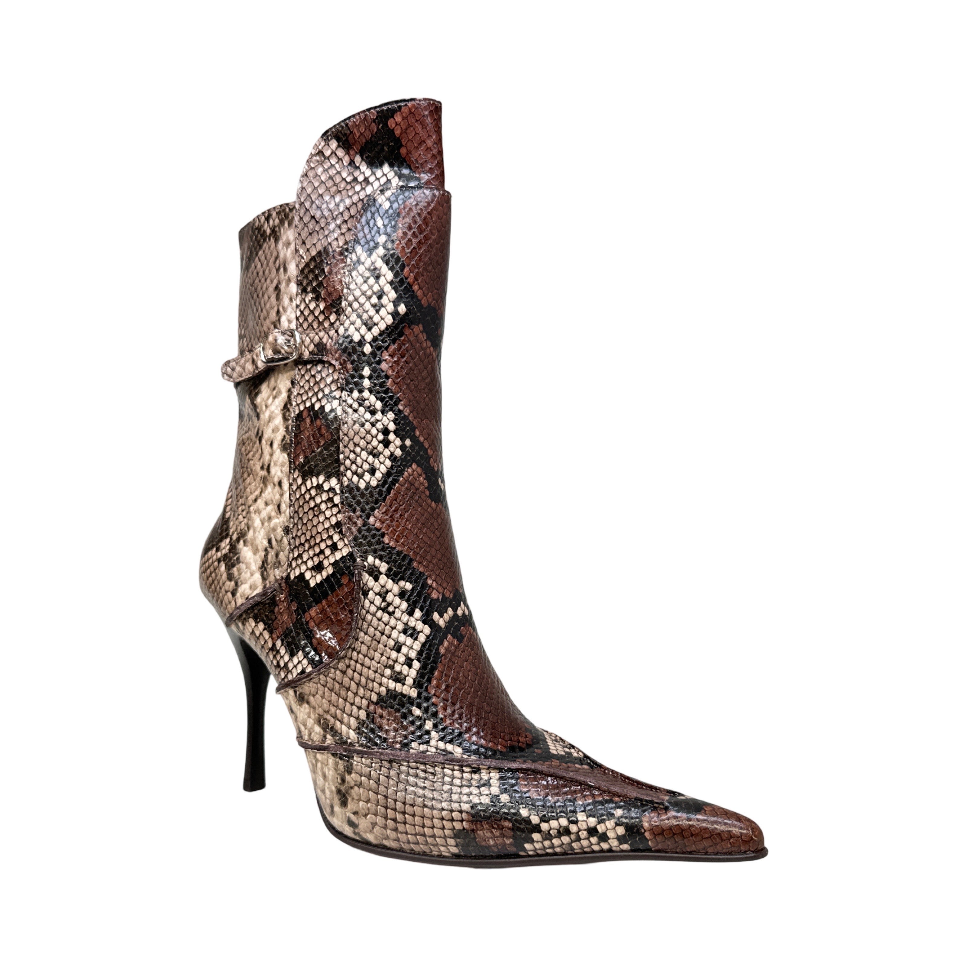Heeled Snakeskin Jeffrey Campbell Boots Jeffrey Campbell Siren-3