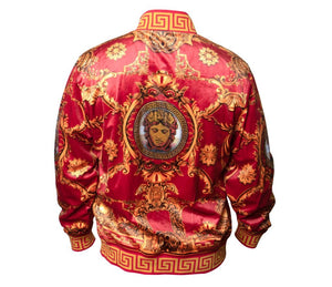 Prestige Red Royal Crystal Medusa Jogger Set - Dudes Boutique