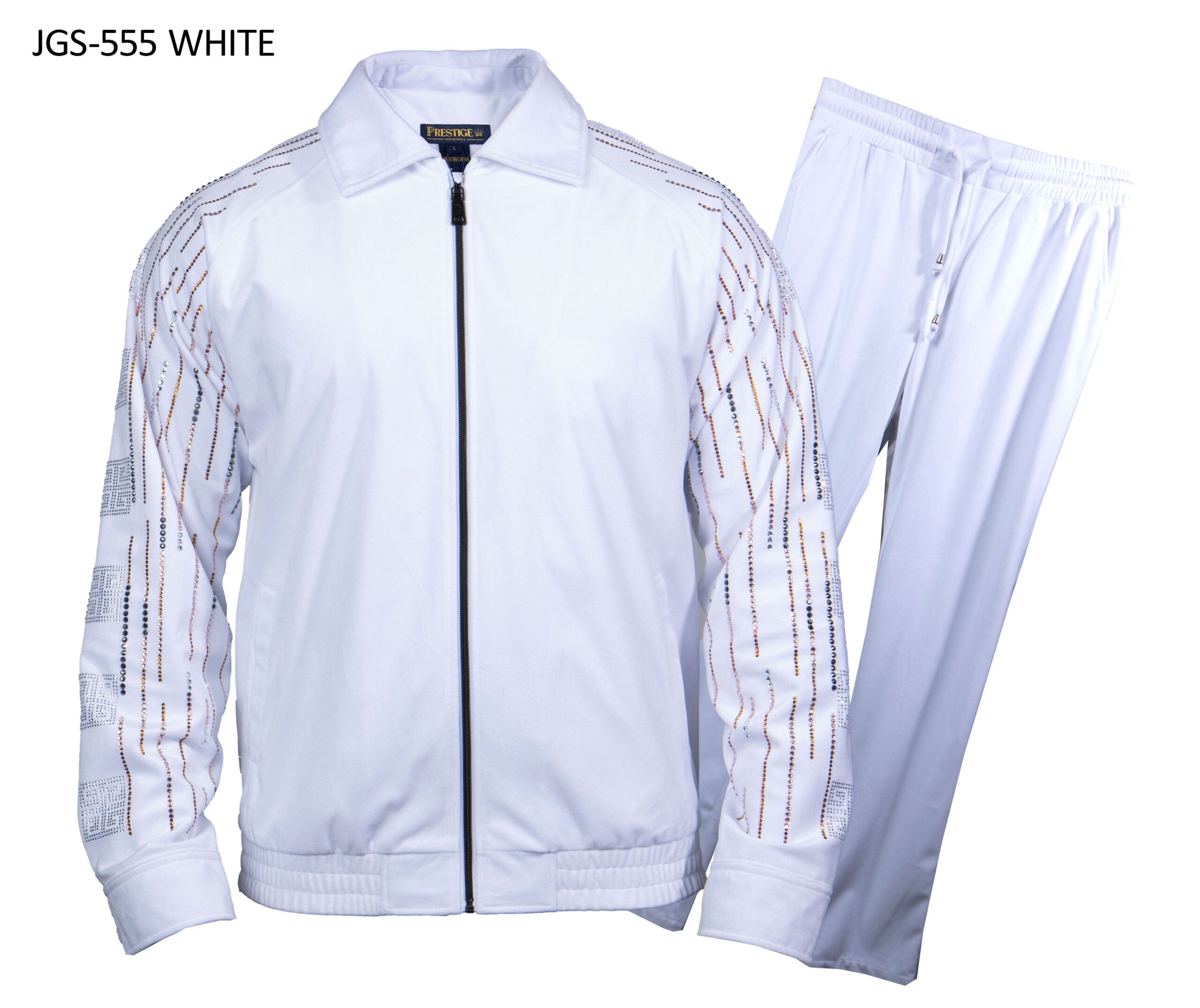 Prestige JGS-555 White Jogger Set
