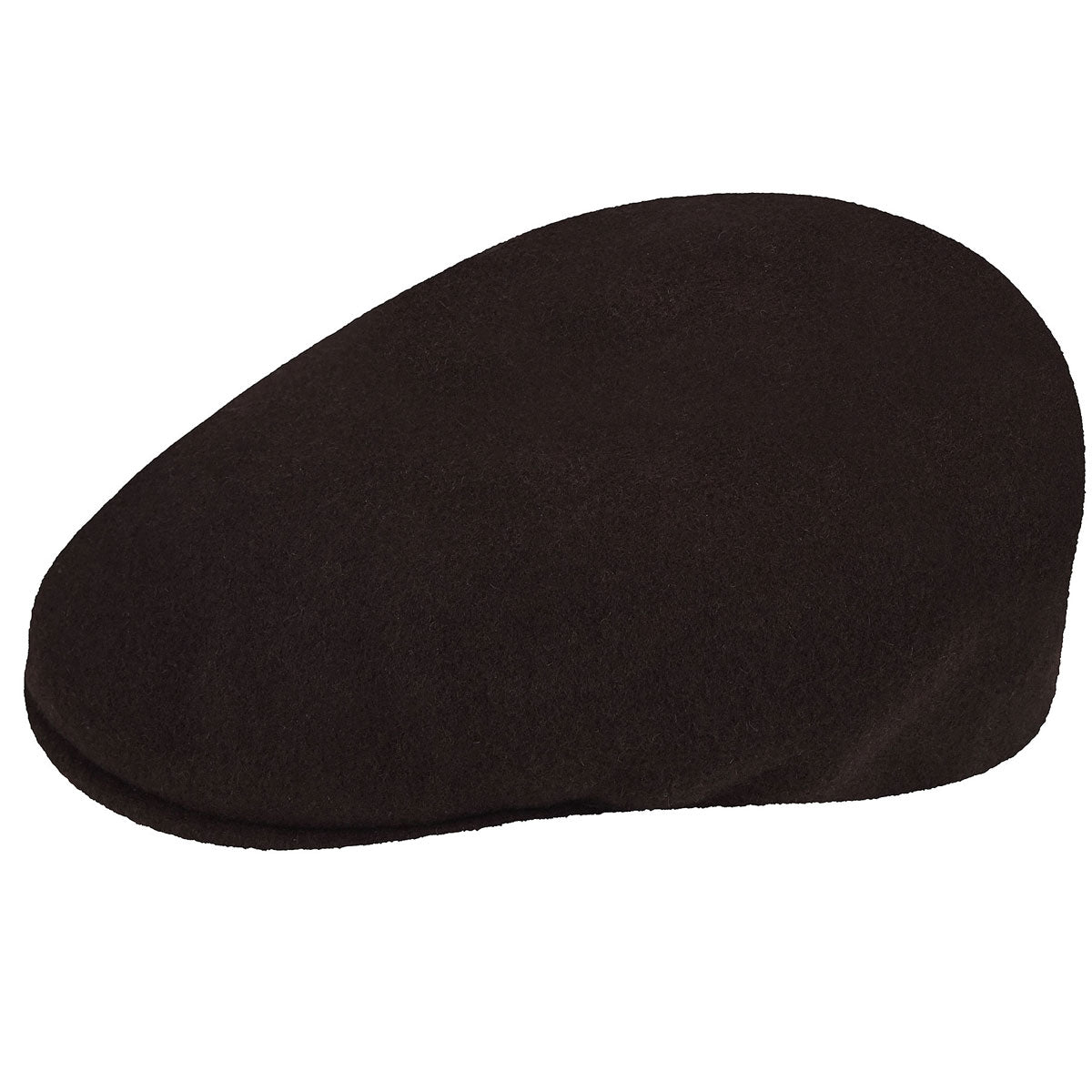 Kangol Black Wool Herringbone Cap - Dudes Boutique