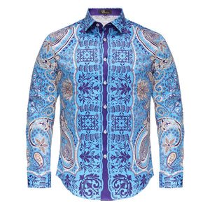 Boldly Paisley SKY - Dudes Boutique