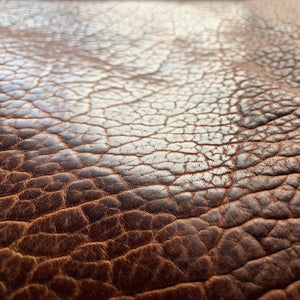 Coronado No. 200 CEO Bison Leather Briefcase - Walnut - Dudes Boutique