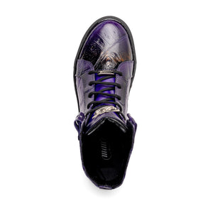 Mauri 6129/1 Baby Croc/ Nappa New Grape Dirty Black/ New Grape - Dudes Boutique