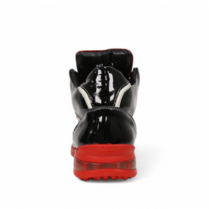 Mauri M797 Black & Red Baby Croc / Patent Leather Sneakers - Dudes Boutique