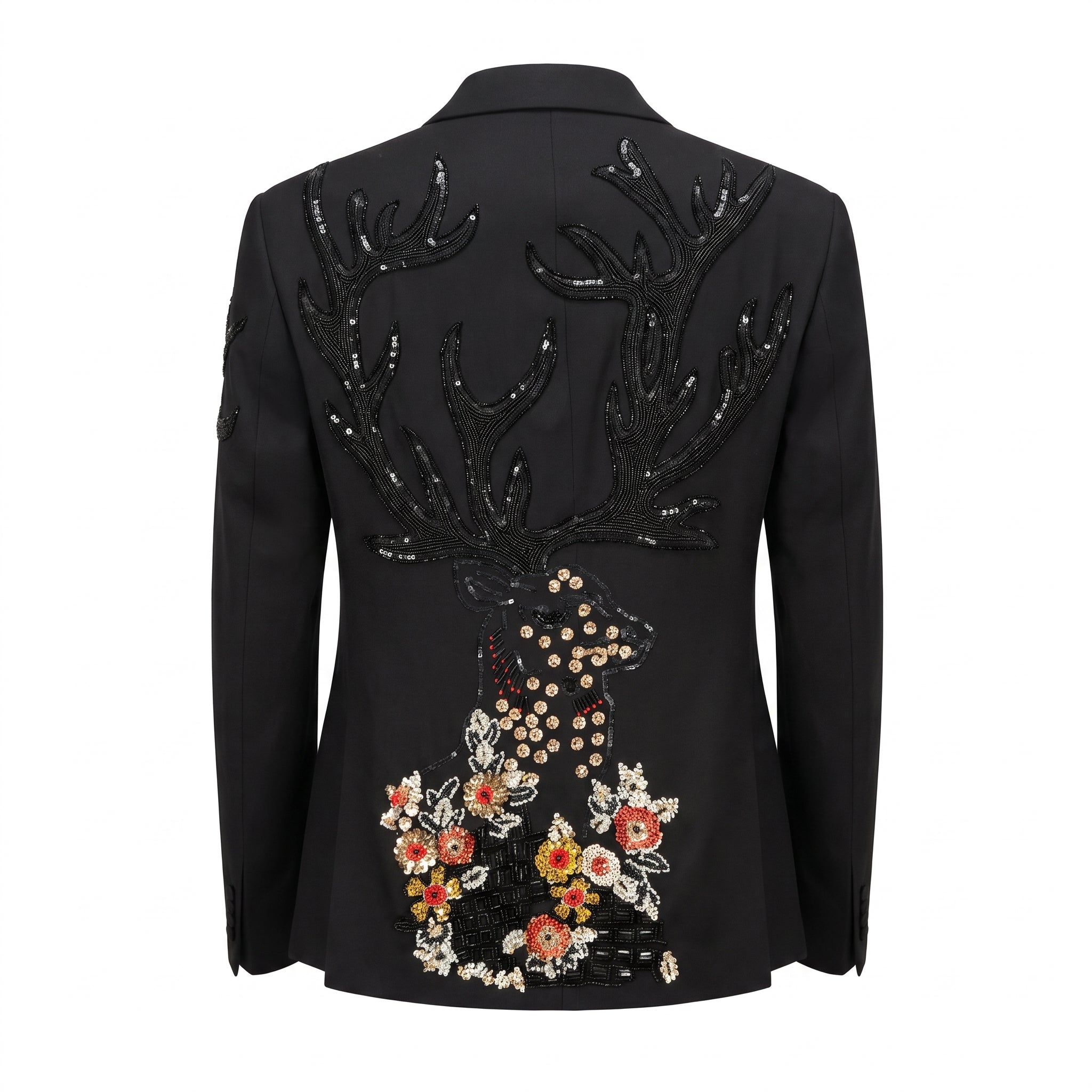 Kashani Eagle Deer Garden Hyper Crystal Blazer
