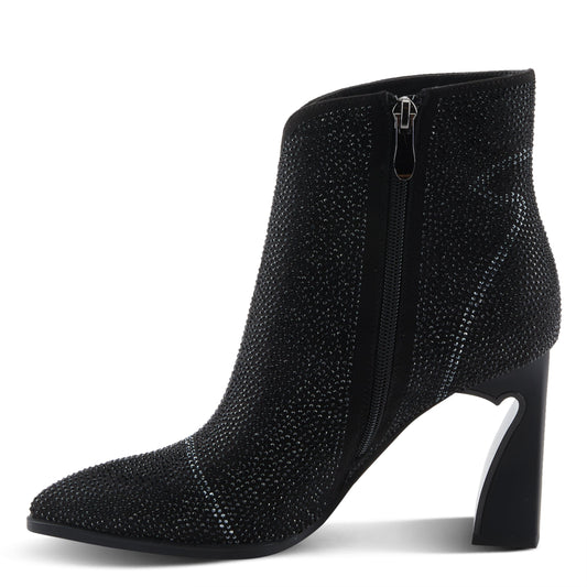 Azura Ohlala Black Crystal Boots
