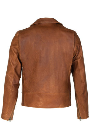 Schott P213 Men's Raven Lambskin Perfecto Jacket - Mustang - Dudes Boutique