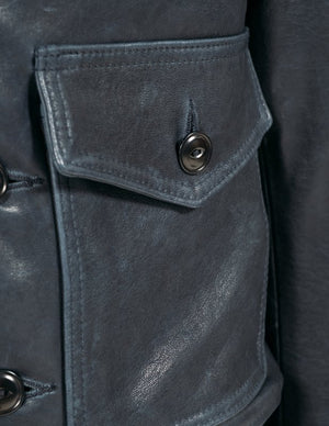 Schott P2484 Men's A-1 Flight Jacket - Navy Blue - Dudes Boutique