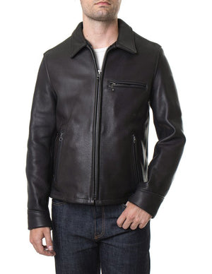 Schott P693 Men's Horween Deer-Touch Cowhide Rider Jacket - Dudes Boutique