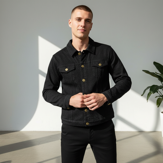 Heritage Style Jacket - CENTURY PENTHOUSE Black