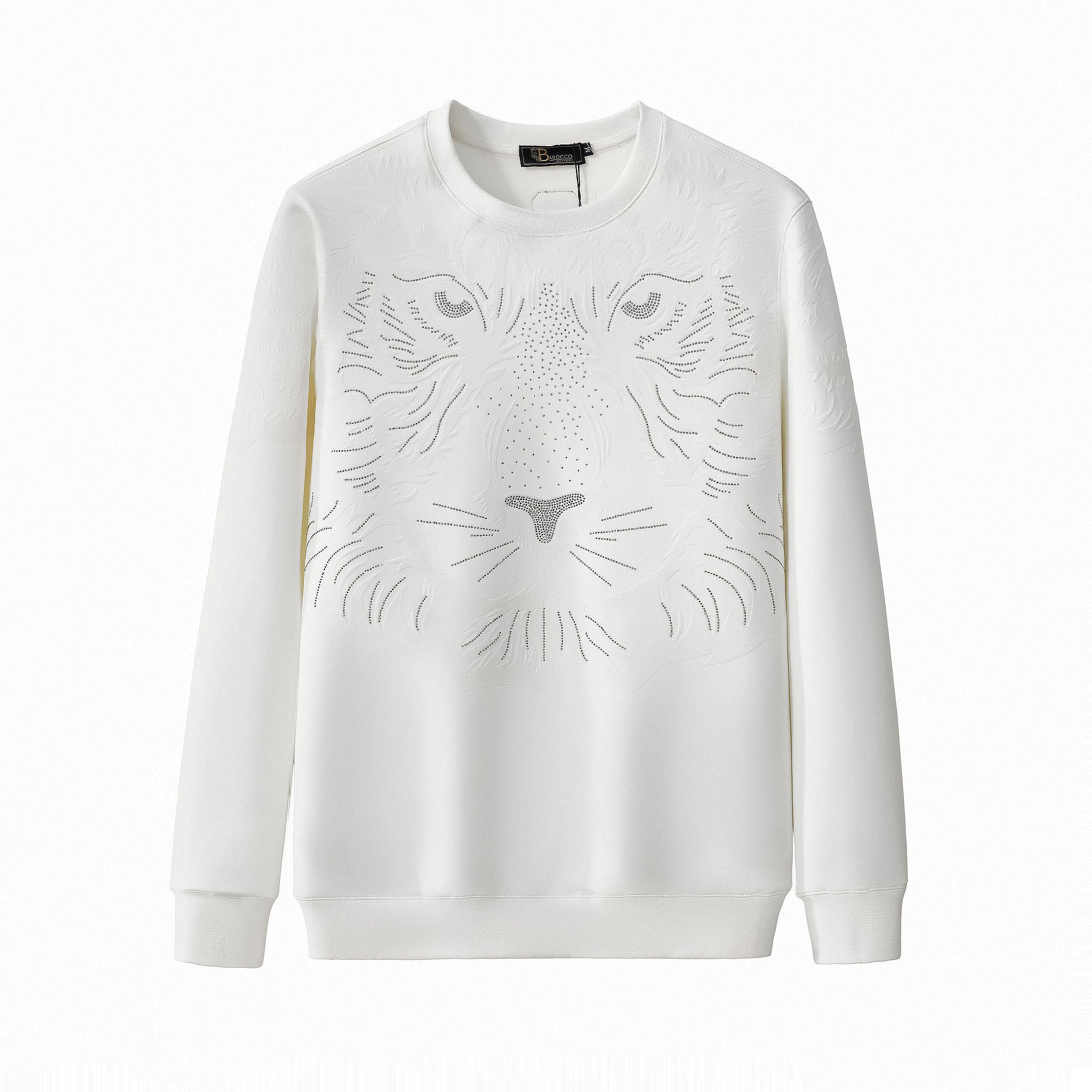 Barocco Midnight Roar sweatshirt WHITE