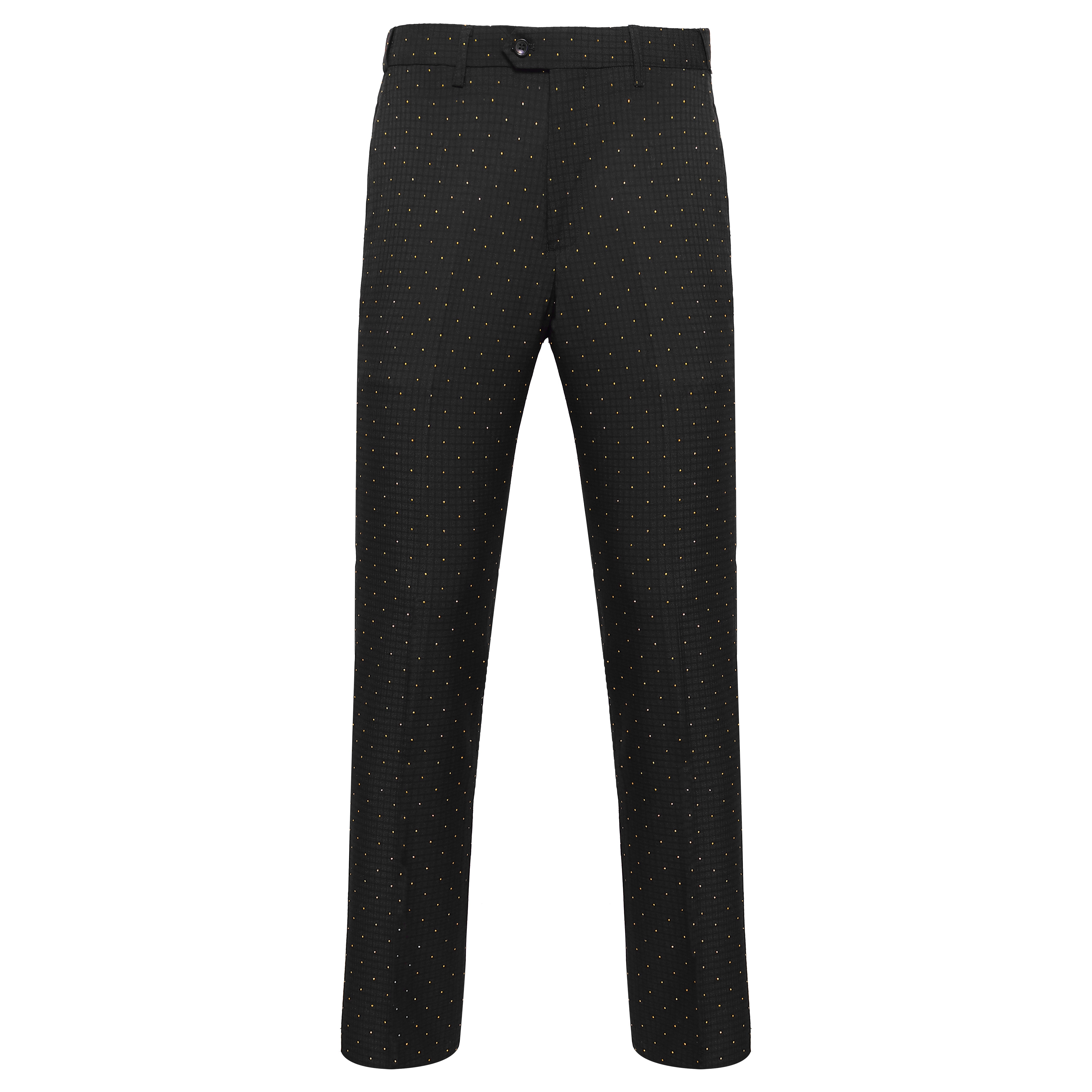 Crystal Checks BLACK/GOLD - Dudes Boutique