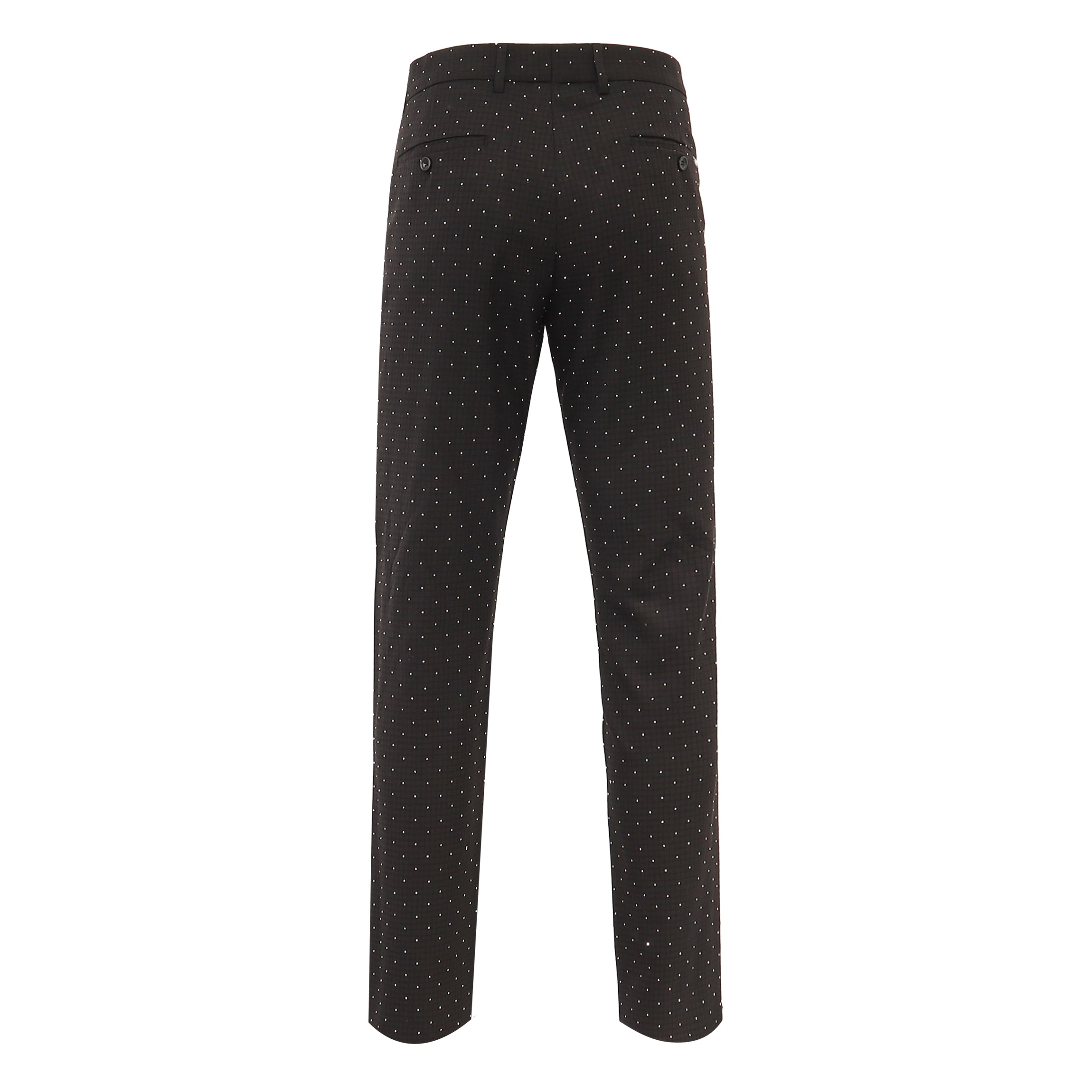 Crystal Checks BLACK/SILVER - Dudes Boutique