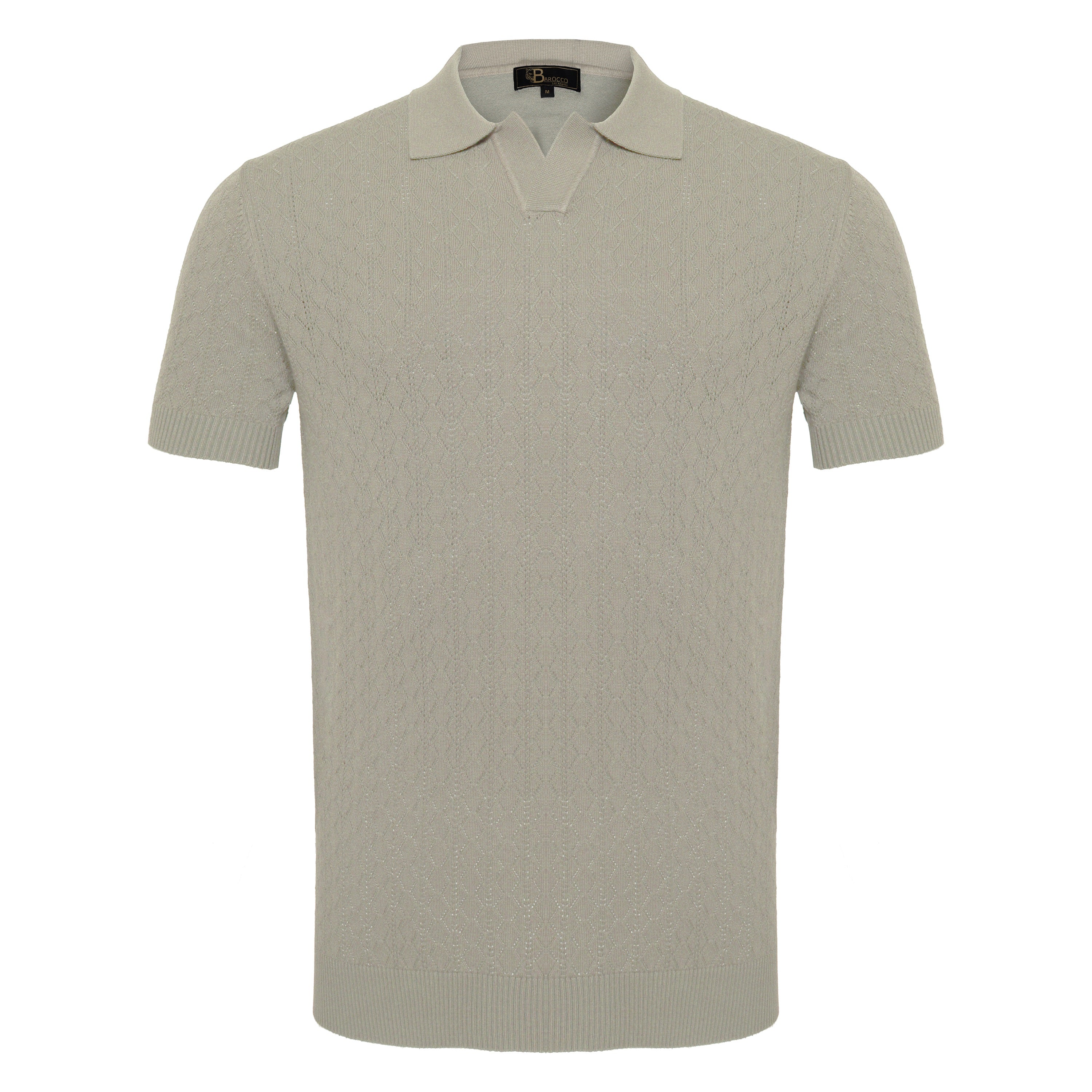 Elevare Knit Polo WHITE