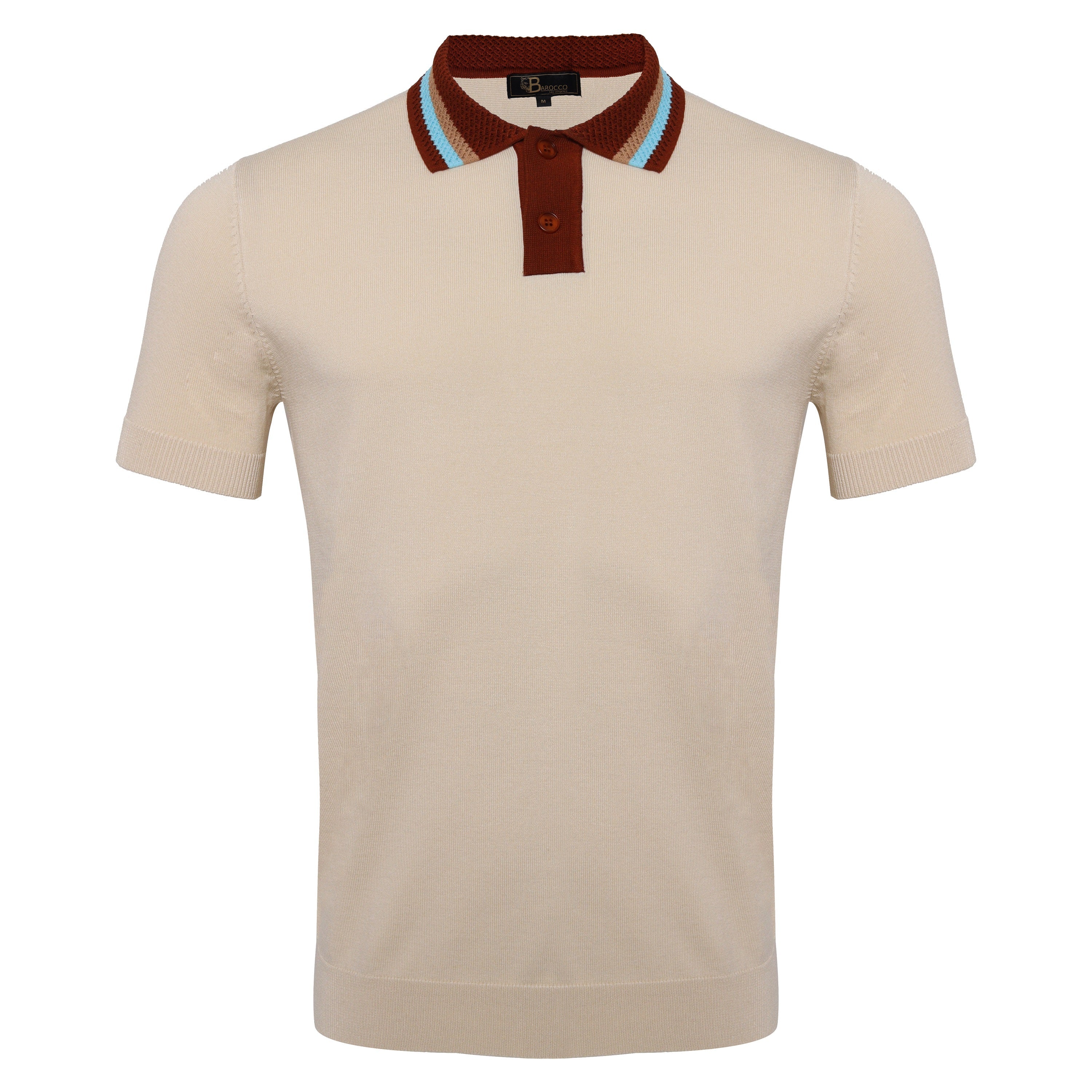 Regent Luxe Knit Polo IVORY