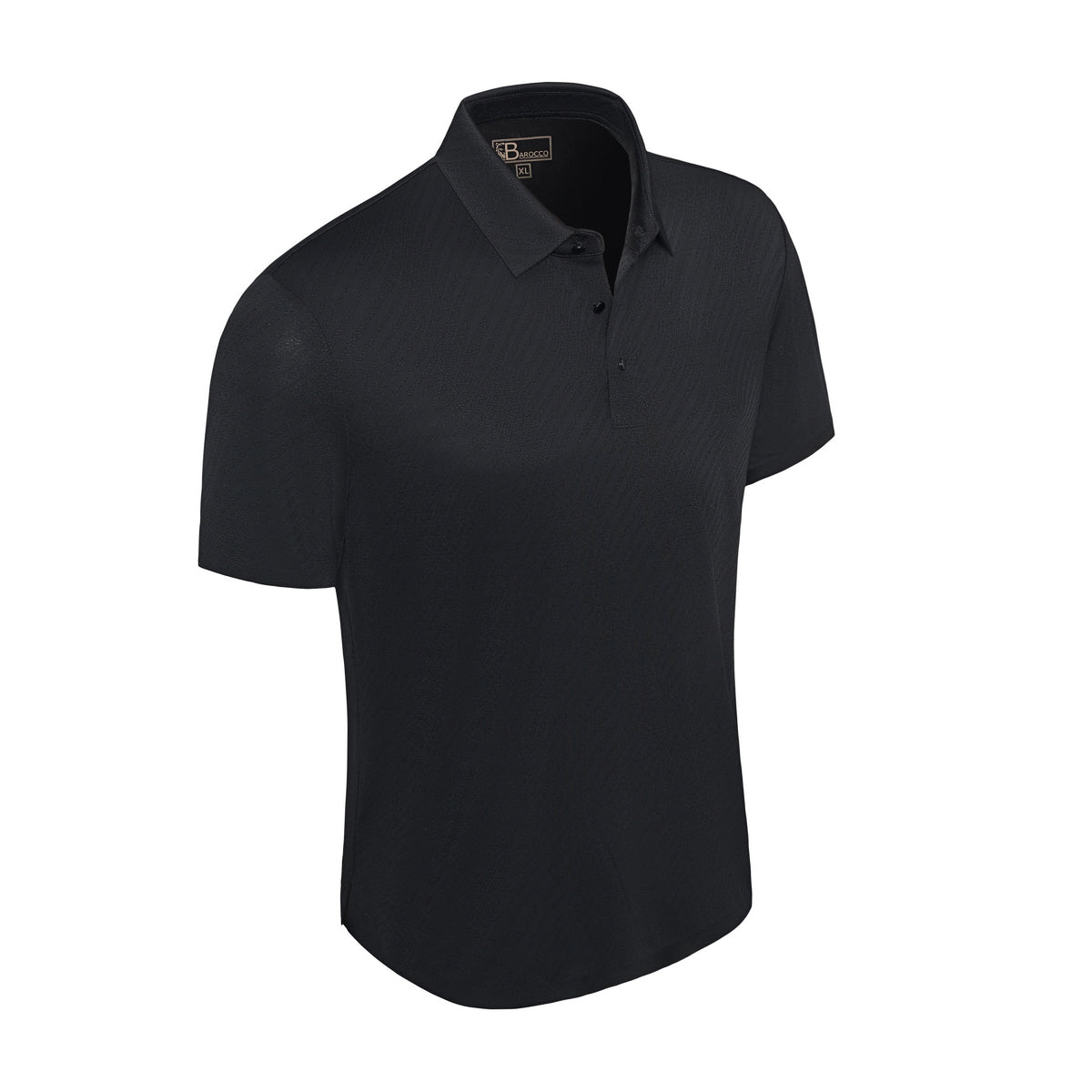 Phantom Seamless Polo BLACK