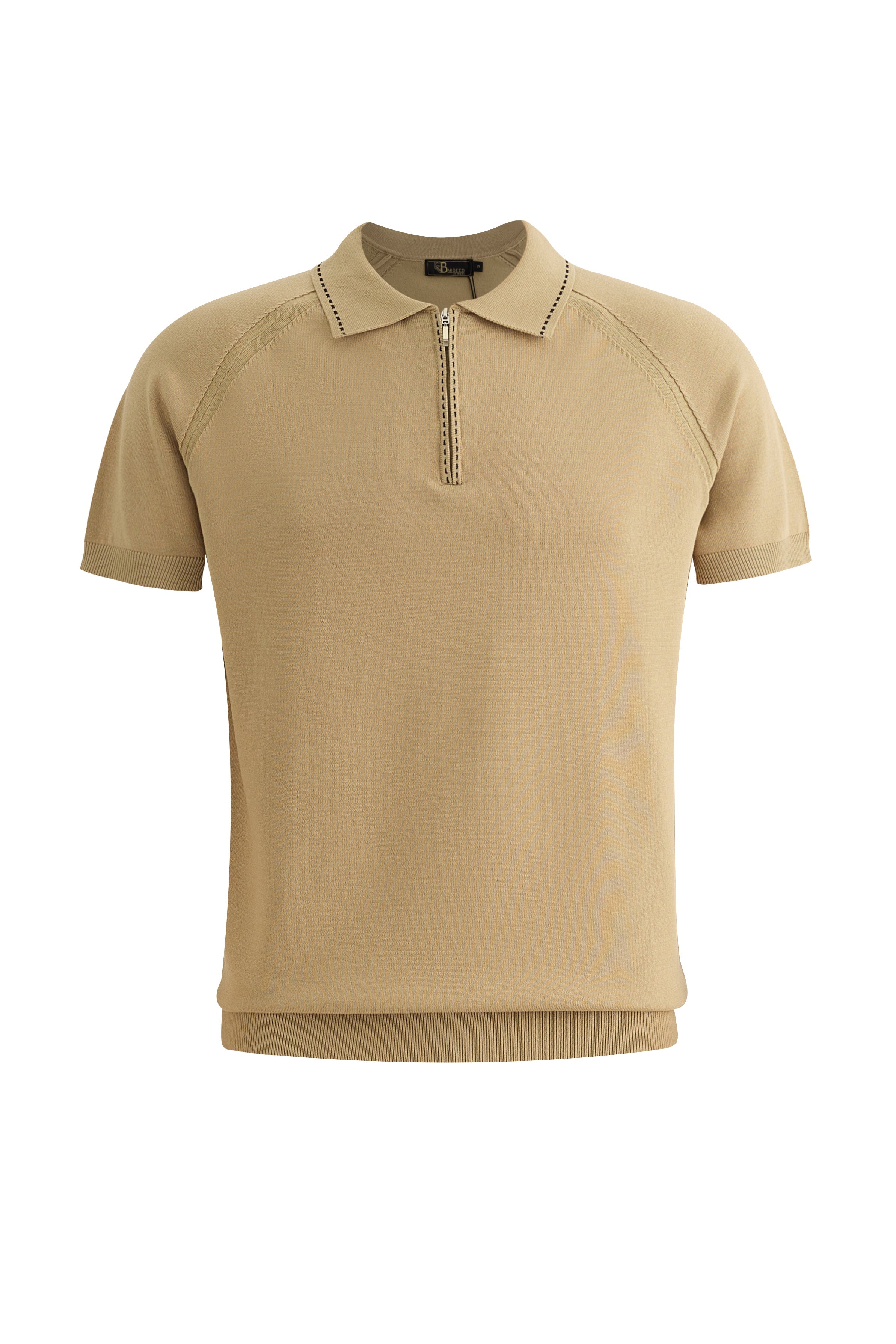 Strada Luxe Knit Polo KHAKI